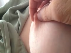 I love rubbing squezzing my wife s swollen nipps